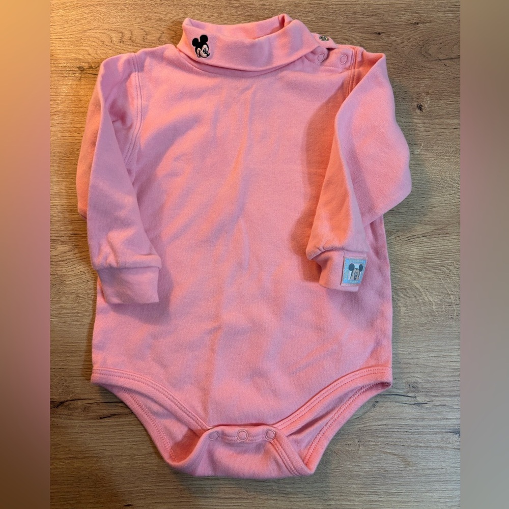 Vintage Mickey Mouse long sleeve bodysuit